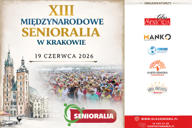 XIII Międzynarodowe SENIORALIA w Krakowie 2026